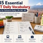 JLPT daily vocabulary for school and daily life
